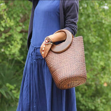 Carregar imagem para a galeria, Sac en rotin Lou BC