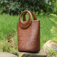 Carregar imagem para a galeria, Sac en rotin Lou BC