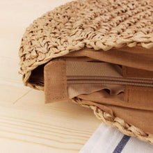 Charger l'image dans la galerie, sac en rotin tendance marron beige sac de plage be cover
