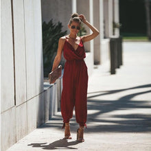 Carregar imagem para a galeria, combinaison pantalon modèle  soirée cocktail décontracté chic élégant be cover