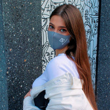 Carregar imagem para a galeria, masque de protection et pochette gris be cover