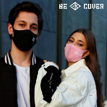 Carregar imagem para a galeria, masque de protection et pochette noir  rose be cover