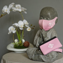 Carregar imagem para a galeria, masque de protection et pochette rose  be cover