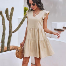 Charger l'image dans la galerie, robe longue courte robe de cocktail robe de soiréeété plage légère coton polyester