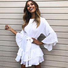 Charger l'image dans la galerie, robe longue courte robe de cocktail robe de soiréeété plage légère coton polyester
