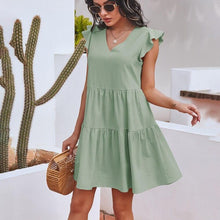 Charger l'image dans la galerie, robe longue courte robe de cocktail robe de soiréeété plage légère coton polyester