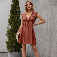 Charger l'image dans la galerie, robe longue courte robe de cocktail robe de soiréeété plage légère coton polyester