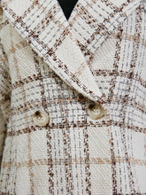 Charger l'image dans la galerie, veste cardigan beige automne hiver beige ecru beige chaud coton polyester chic tendance fashion be cover