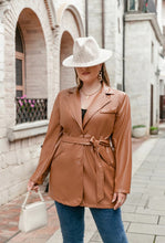 Charger l'image dans la galerie, veste cuir grande taille cardigan automne hiver chaud coton polyester chic tendance fashion be cover