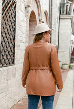 Charger l'image dans la galerie, veste cuir grande taille cardigan automne hiver chaud coton polyester chic tendance fashion be cover