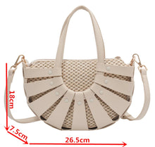 Upload image to gallery, Sac à main en rotin/cuir Winston
