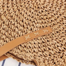 Upload image to gallery, sac en rotin tendance marron beige sac de plage be cover
