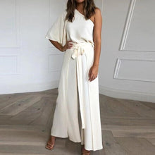 Upload image to gallery, combinaison pantalon modèle magnolia beige-soirée cocktail décontracté chic élégant be cover

