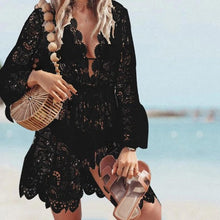 Upload image to gallery, robe longue été plage légère coton polyester fleur
