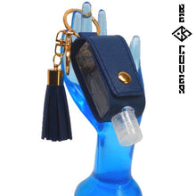 Charger l&#39;image dans la galerie, porte-clés gel hydroalcoolique bleu BE COVER
