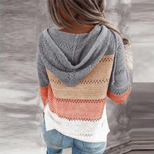 Charger l&#39;image dans la galerie, pull capuche sweater automne hiver chaud coton polyester chic tendance fashion.

