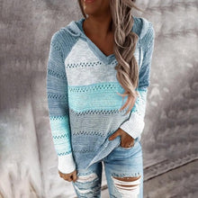 Charger l&#39;image dans la galerie, pull capuche sweater automne hiver chaud coton polyester chic tendance fashion.
