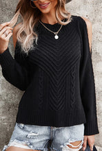 Charger l&#39;image dans la galerie, pull sweater bleu automne hiver chaud coton polyester chic tendance fashion
