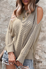 Charger l&#39;image dans la galerie, pull sweater bleu automne hiver chaud coton polyester chic tendance fashion
