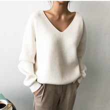 Charger l&#39;image dans la galerie, pull sweater bleu automne hiver chaud coton polyester chic tendance fashion
