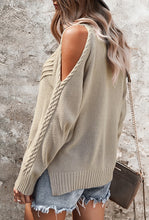 Charger l&#39;image dans la galerie, pull sweater bleu automne hiver chaud coton polyester chic tendance fashion
