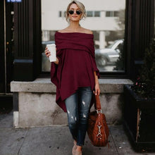 Upload image to gallery, pull sweater poncho automne hiver beige ecru chaud coton polyester chic tendance fashion
