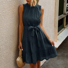 Carregar imagem para a galeria, robe longue courte robe de cocktail robe de soiréeété plage légère coton polyester 
