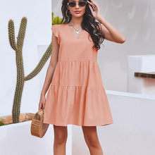 Carregar imagem para a galeria, robe longue courte robe de cocktail robe de soiréeété plage légère coton polyester 
