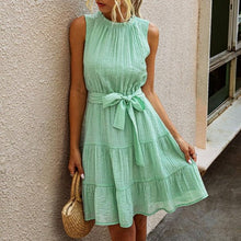 Carregar imagem para a galeria, robe longue courte robe de cocktail robe de soiréeété plage légère coton polyester 
